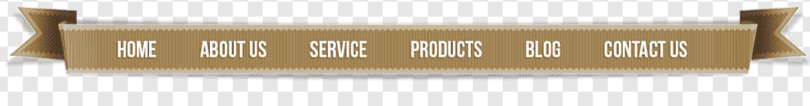 navigation bar example, where it looks like a ribbon with text on it