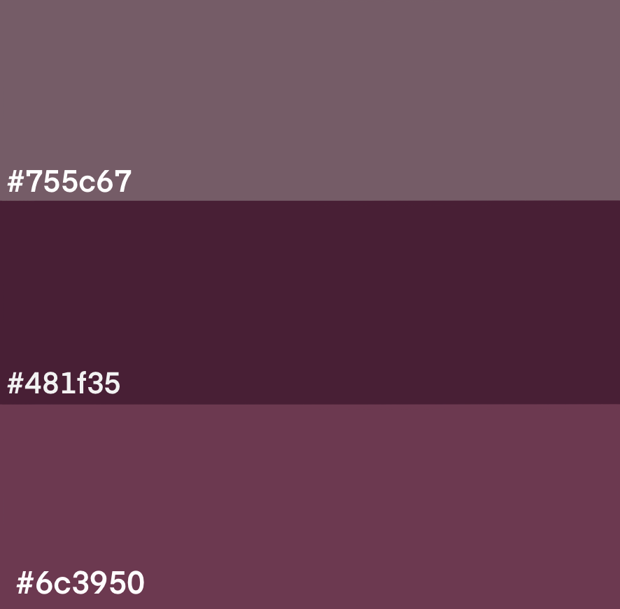 Secondary Palette for
          website