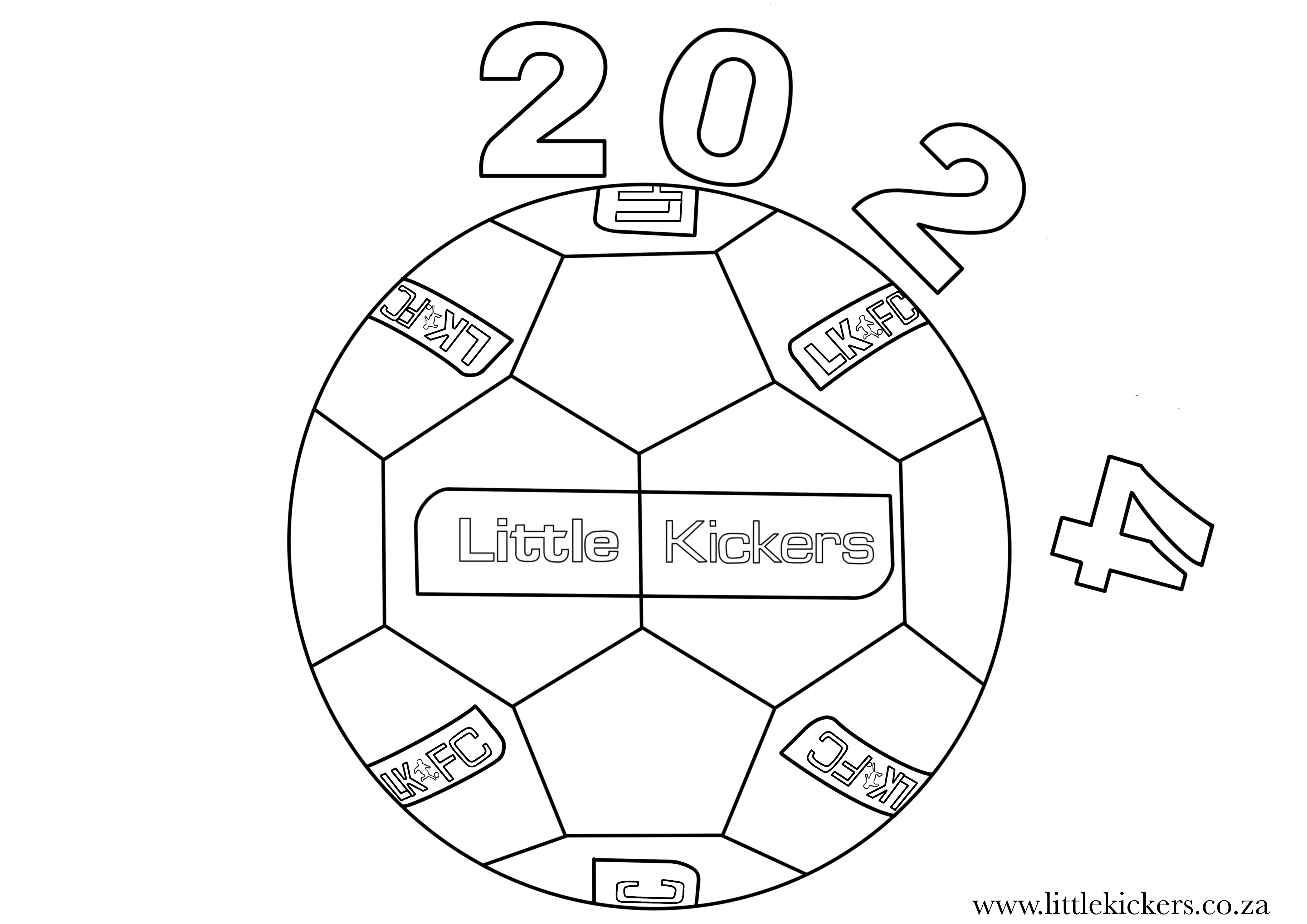 Little Kickers 2024 Calendar cover