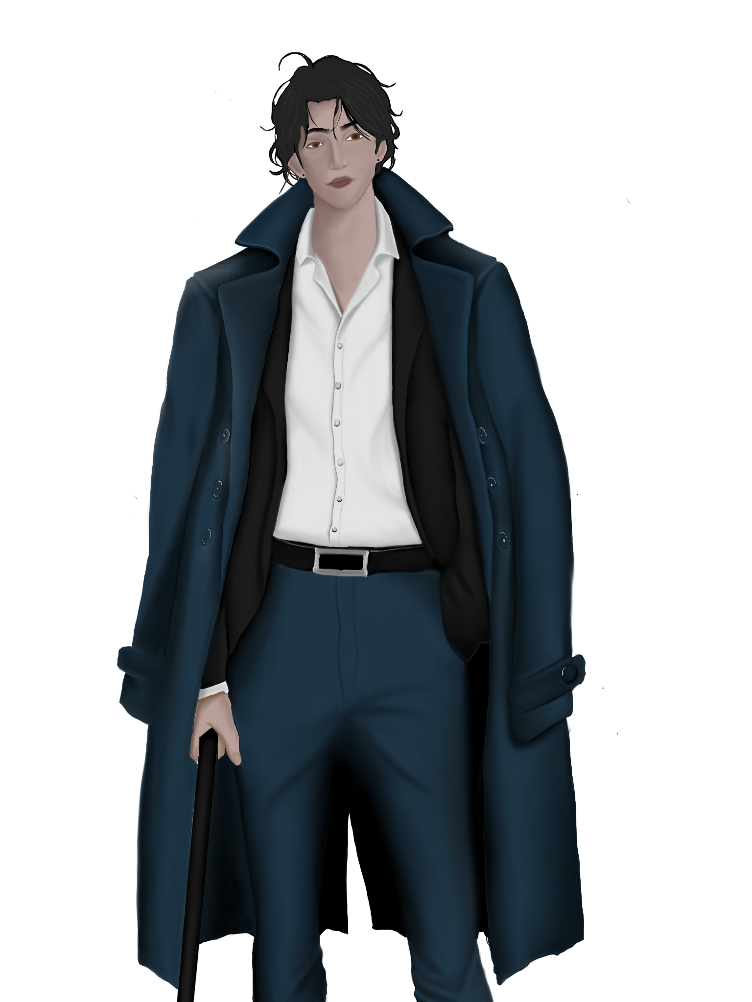 Digital drawing of a man